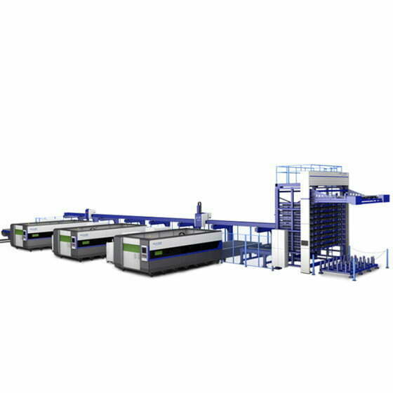 Han’s Laser ALUG4020MS automated laser cutting system
