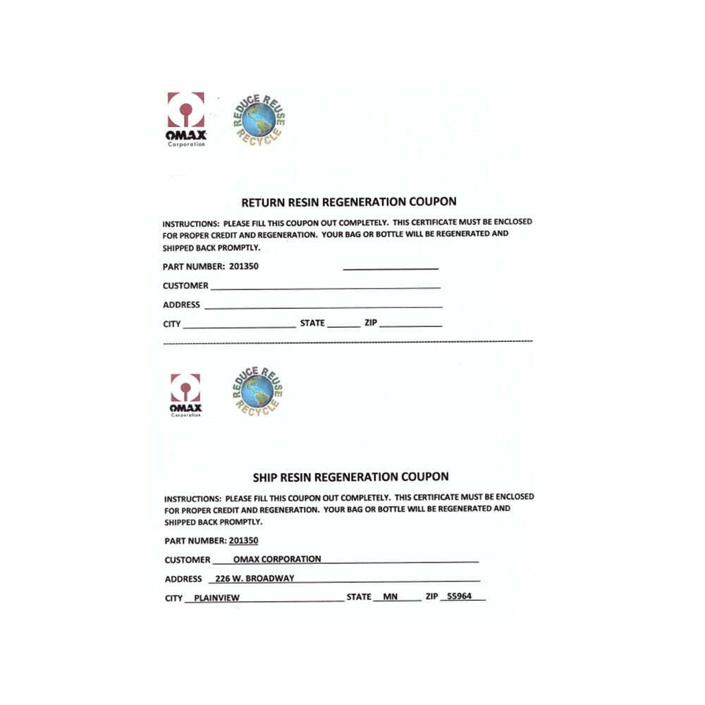 Resin Exchange Coupon – Spark&amp;Co