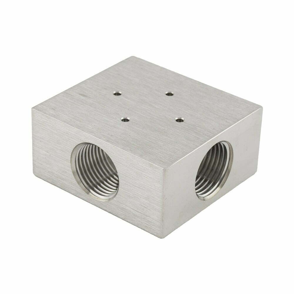 High-Pressure Cross Fitting 3/8 in. – Waterjet Cutting, Waterjet Parts ...