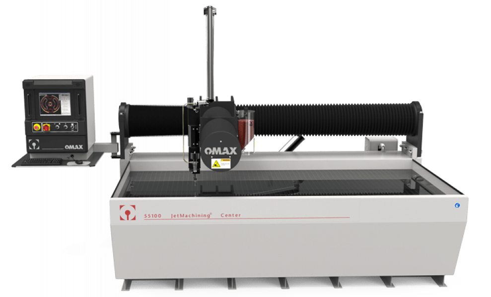 Used waterjet cutting machine omax 55100 A